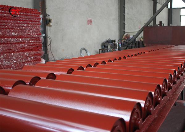 Buy cheap Horizontal Portable Concrete Conveyors Belts Industrial Steel Rollers from wholesalers