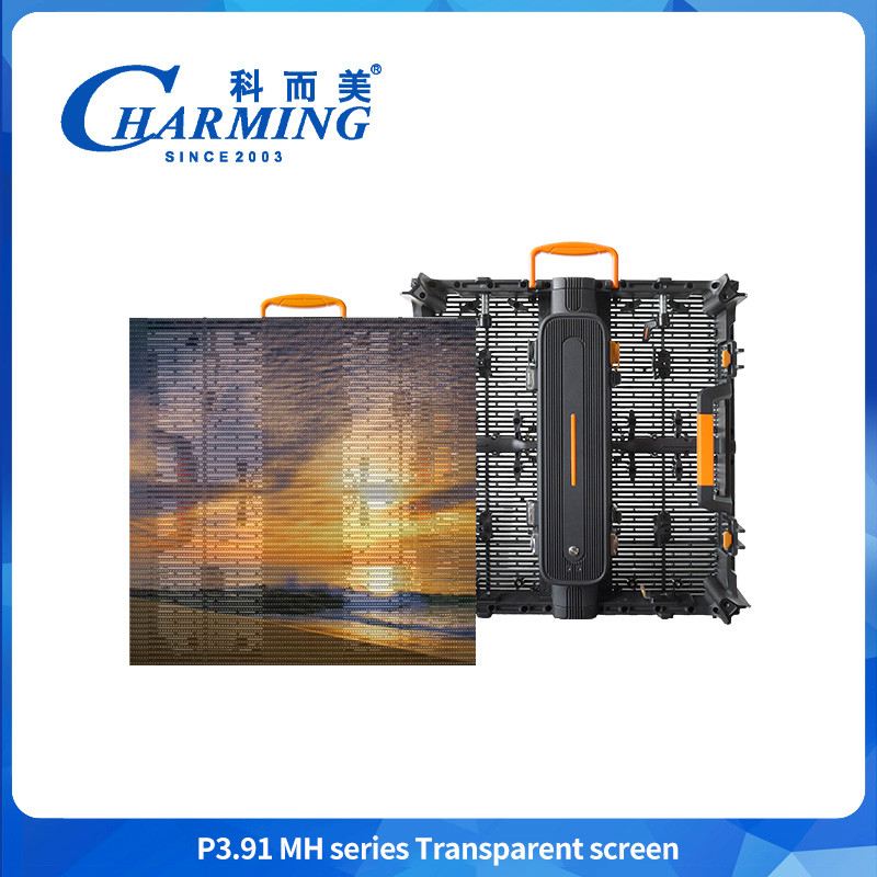 Outdoor Indoor Glass Transparent LED Film Display Panels Led Strip Display Screen