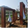 Buy cheap Corrosion Resistant Corten Steel Sculpture Home Decor Sculpture With Stainless Steel from wholesalers