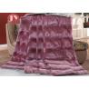 Buy cheap PV Plush Fur Blanket Home Hotel Luxury Faux Fur Oversized Throw Soft Cozy Brushed For Bed Coach from wholesalers