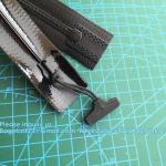 #5 Shiny Black TPU Airtight Zipper Waterproof Zippers Weldable for Inflatable