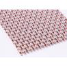 Buy cheap 4mm 8m Red Copper Decorative Metal Mesh Screen Rigid Metal Anti Impact from wholesalers