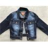 Buy cheap Dark Wash Ladies Denim Jacket Button Through Ladies Cropped Jacket TW72960 from wholesalers