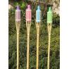 Buy cheap 115cm Natural Bamboo Torch Colorful For Outside Luau Party Festival Celebration from wholesalers