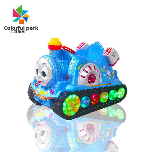 Children's game machine coin-operated shake car commercial new electric music blue Thomas swing machine