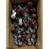 Buy cheap 4 Pack 2.5 Inch Heavy Duty Swivel Brake Stop Zinc Plated Polyurethane / Caster product