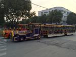 DC Motor 42 Seater Electric Trackless Train For Amusement Park / Shopping Malls