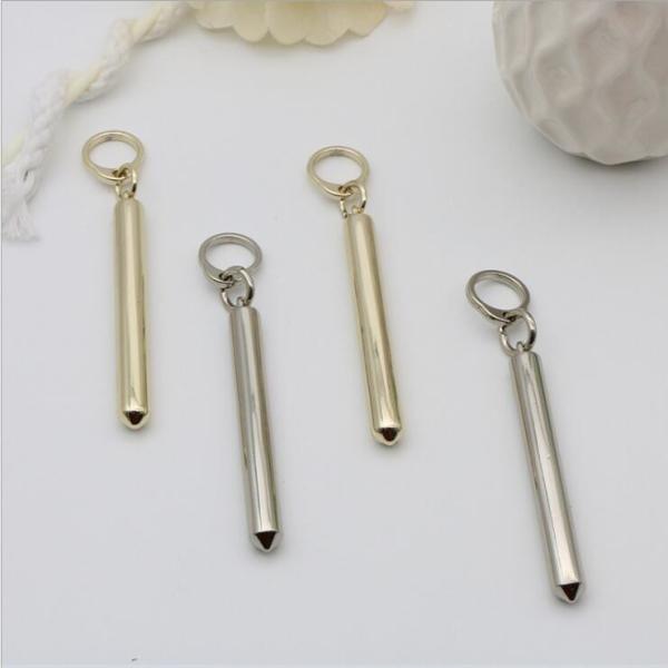 Buy cheap Custom high end shiny gold zinc alloy 53.7 mm metal zipper puller for bags from wholesalers