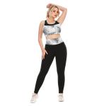 Snakeskin Printing Big Cup Yoga Sets 82% Nylon Gym Sports Bra And Leggings Set