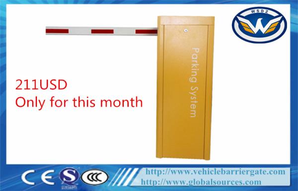 Quality 1.5M Cold Rolled Steel Sheet Electric Barrier Gate , Auto Car Park Access Barriers for sale