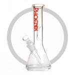 10 Inches Glass Beaker Bong Luminous Phoenix Logo Glass Smoking Water Pipe Ice