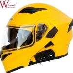 Motorcycle Full Face Helmet Electronic Bike Windproof Fog Proof With Adjustable