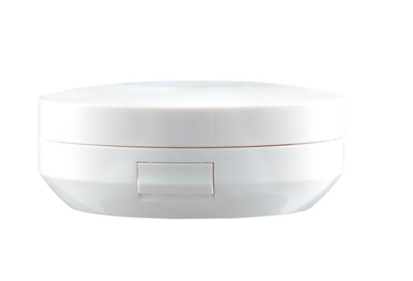 Empty White Cosmetic Compact Containers Air Cushion BB Mirror Flip Lid