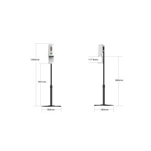 Buy cheap 1300ml 4AA Batteries Wall Mounted Soap Dispensers Gel Hand Sanitizer product