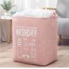 Buy cheap White Kids Baby Cotton Canvas Fabric Storage Bin Dirty Cloth Toys Collecting Basket Set Foldable Custom Laundry Bags from wholesalers