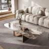 Buy cheap Modern Stainless Steel Marble Square Living Room Coffee Table from wholesalers