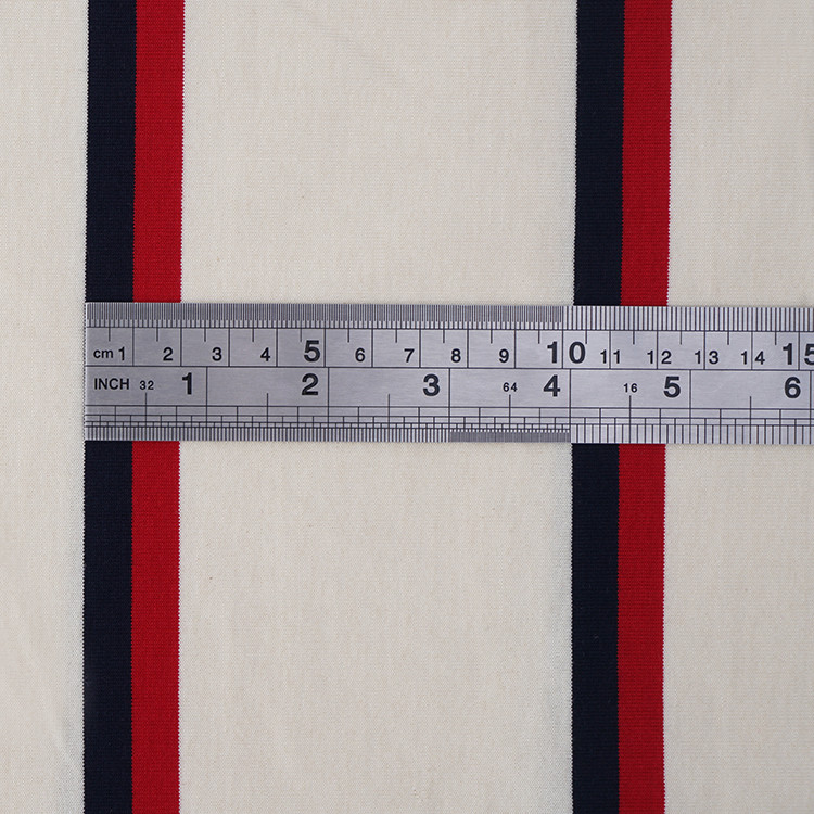 Breathable And Skin-friendly And Soft Striped Knit Fabric For Tracksuit