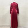 Buy cheap Turkey Arab Oman Elegant Satin Dress Long Sleeve For Women Muslim from wholesalers