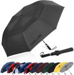 Double Canopy 210T Nylon Windproof 600g Sun Umbrella 3 Fold