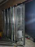 Motorized Transparent PVC Sliding Shutter Doors For Commercial Building
