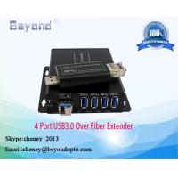 Buy cheap 4 port USB3.0 over fiber extender,4 port USB HUB to fiber converter,USB HUB to product