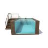 Buy cheap High Light Transmission Prefabricated Fiberglass Swimming Pool for Outdoor Recreation from wholesalers