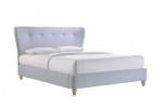 fabric bedroom set, grey fabric kind size bed
