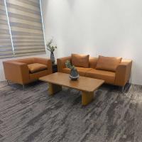Buy cheap Modern Office Couch Leather Waiting Room Comfortable Executive Office Sofa product