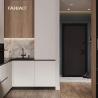 Buy cheap Free Designed L Shape Mini Kitchenette Kitchen Cabinets for Hotel Room from wholesalers