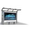 Buy cheap Easy Assemble Stainless Steel Bus Stop 304 Pipe Diameter 114 / 141 / 133MM from wholesalers