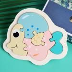 Macaron 3D Wooden Block Puzzle Toys Wooden Animal Blocks