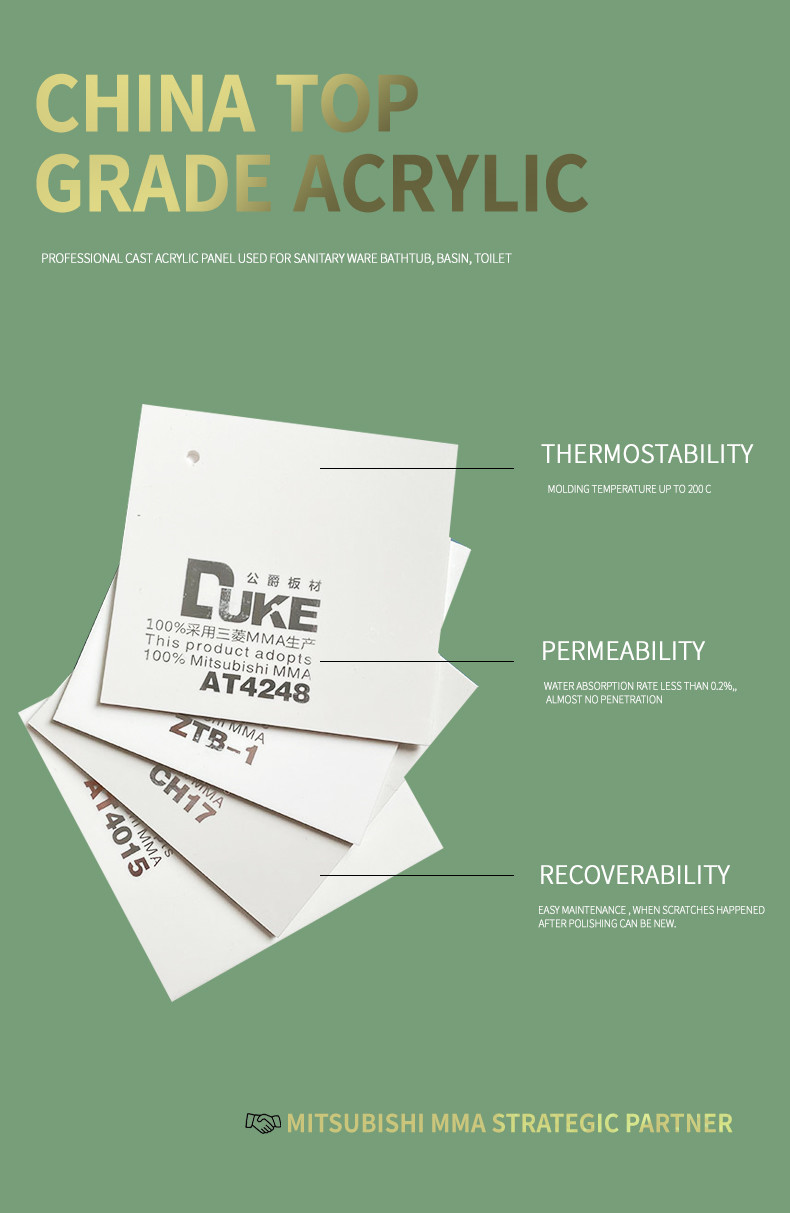 Glossy Milky White Perspex Sheet Thermoforming Sanitary Grade