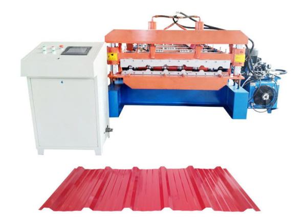 Buy cheap Power 4 Kw Color Steel Roll Forming Machine , Cold Roll Forming Equipment Speed 20-25 M/Min from wholesalers