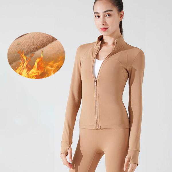 Buy cheap Winter Warm Fleece Full Zipper Horse Riding Jackets Anti Pilling from wholesalers