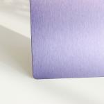 304 Brushed Decorative Stainless Steel Sheet Purple NO.4 Stainless Steel Panel