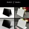 Buy cheap Food Mini Acrylic Sign Holder PVC Small Black Chalk Boards Customizable from wholesalers