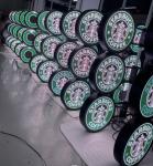Restaurant P4 Full Color 600mm Round Led Display Logo Screen Panel Board