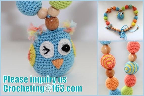 Buy cheap Necklace with amigurumi toy, Nursing necklace,Breastfeeding necklace, crochet toy from wholesalers