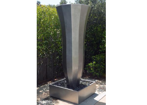 Buy cheap 200cm Height Stainless Steel Water Feature / Stainless Steel Outdoor Fountains from wholesalers