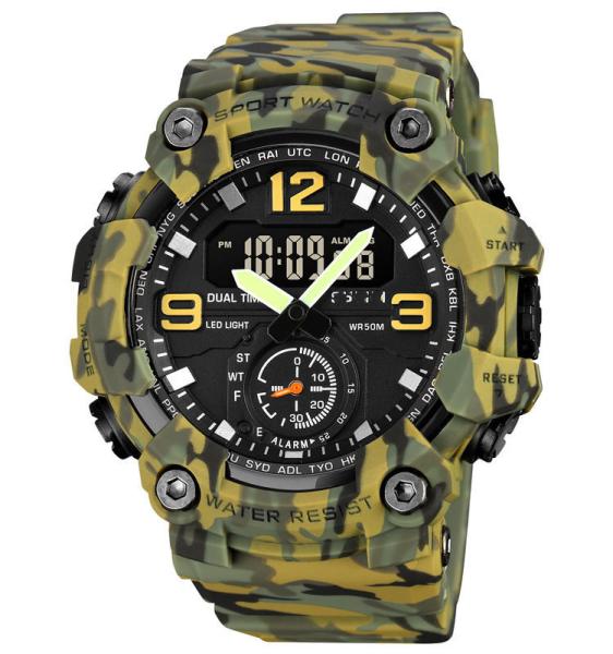 Buy cheap 1965 Double Movt Watch Outdoor Best Mens Digital Sports Watches Waterproof Men's Watch from wholesalers