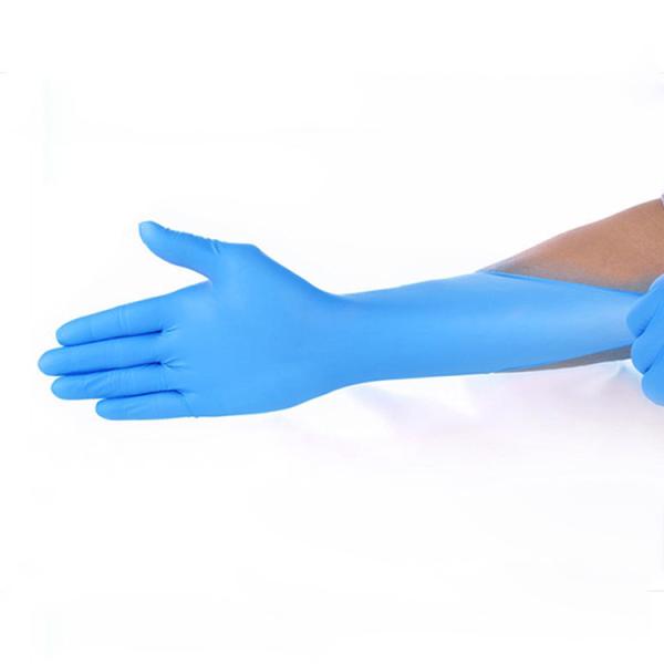 Buy cheap Puncture Proof 15 Mil Disposable Nitrile Gloves Powder Free from wholesalers