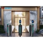 Residential Entrance Flap Barrier Turnstile Security Doors For Exhibition Hall