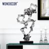 Buy cheap Abstract Metal Art Decoration Rockery Stainless Steel Sculpture from wholesalers