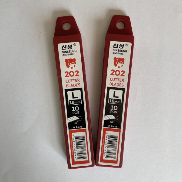 Buy cheap Cardboard Silver Large Sinseung L202 18mm Snap-Off Blade Replacement from wholesalers