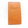Buy cheap 7.5x13.5cm Debossed Mens PU Leather Wallet Passport Holder Travel RFID ROHS from wholesalers