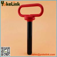 Buy cheap Hitch pins red handle head with cotter pin grade 5 forged alloy steel product