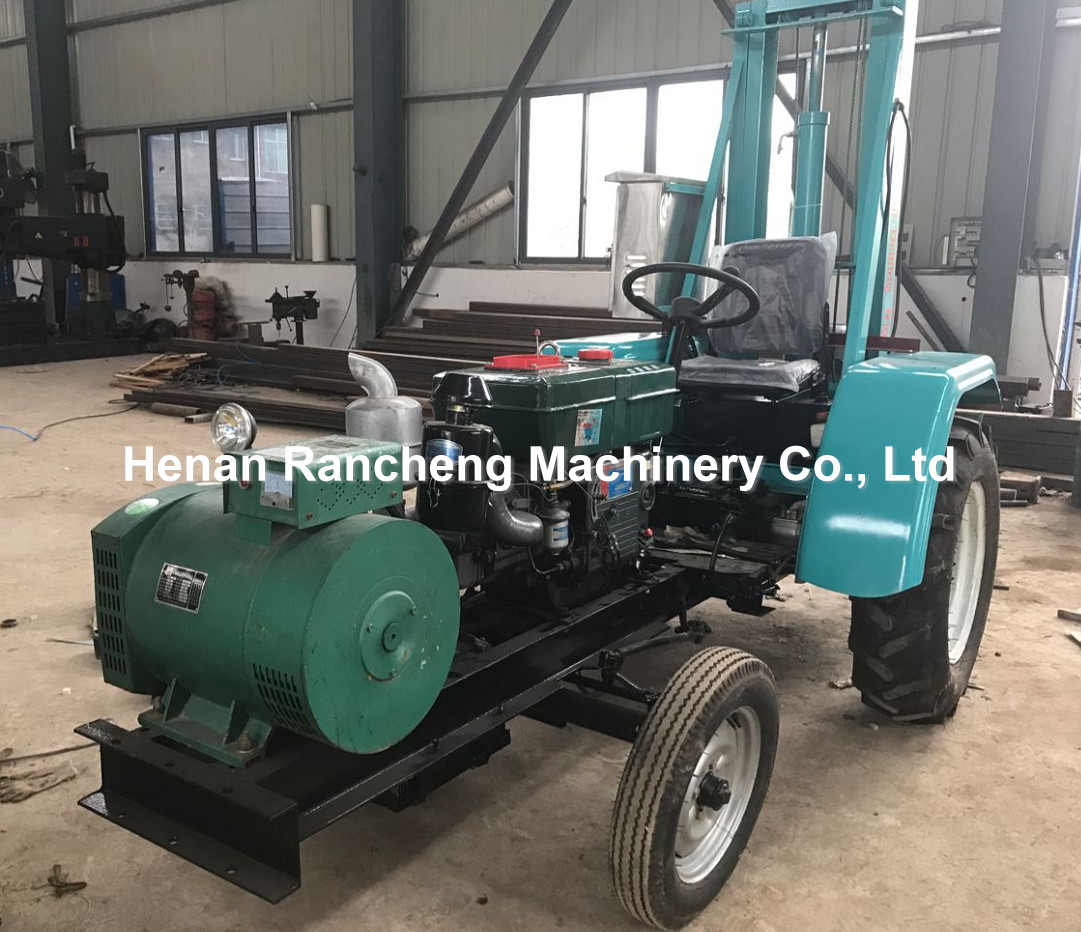150m DTH Hydraulic Water Well Drilling Rig Machine Portable Pneumatic Tractor Mounted Drilling Rig