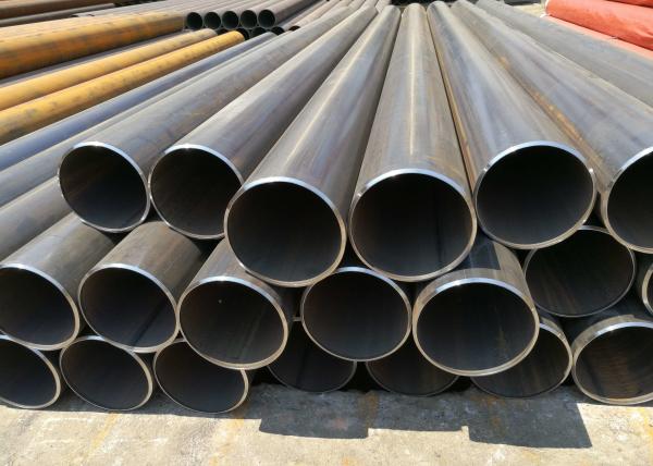 Buy cheap AWWA C213 EN10210 EN10219 S235J2H ERW Black Steel Pipe from wholesalers
