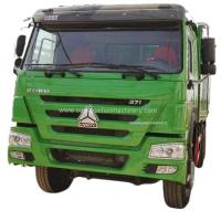 Buy cheap Used Green Dump Truck SINOTRUK Howo Euro 2 371hp Shipping weight 30-40 tons product
