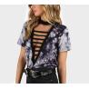Buy cheap summer women open hot sexy girl photo chiffon blouse women top from wholesalers
